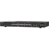 Qnap QSW-M2130P-2C2S26T administrert switch 24x 2.5GbE PoE++ 375 W