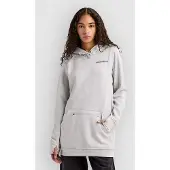 Burton Oak Long Pullover Hettegenser grå