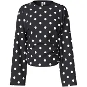 Pieces Pcalli Langermet Topp