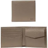 BOSS for man. 50573521 Derwil brown leather wallet (OSFA), Casual, Classic