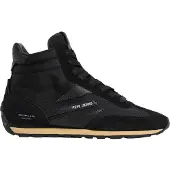 Pepe Jeans for woman. PLS400038 Jane Nice black sneakers (41), Fabric, Flat, Laces, Casual