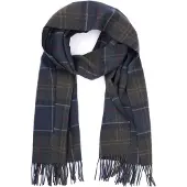 Barbour Skjerf Braden Wool Classic Tartan Flerfarget Grønn Mørkegrønn