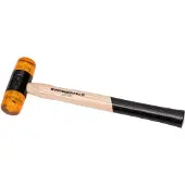 Peddinghaus plastikhammer - 330 g, Ø32 mm, gul plast, 5034.02 3/32