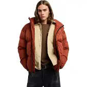 Pepe Jeans for man. PM4027329 Orange Thick Puffer Jacket (XXL), Casual, Polyester