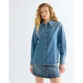 Wrangler Drama Collar Skjorte Med Lange Ermer