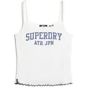 Superdry Ath Ess Graphic Pointele Ermeløs T-skjorte