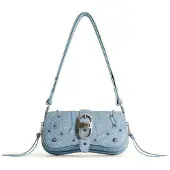 JW PEI Joy Denim Effect Skulderveske