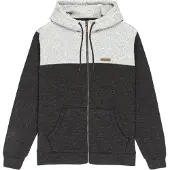 Quiksilver Keller Block Hettegenser med glidelås svart