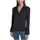 DKNY Dw3500112 Langermet Bluse