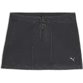 Puma FUTURE..ARCHIVE Washed Twill Skirt Women, Clothing, Black, L