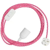 Creative Cables Snakebis Twisted E14 Lampeholder Med Ledning