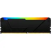 Kingston FURY Beast RGB - DDR4 - modul - 32 GB - DIMM 288-PIN - 3200 MHz / PC4-25600 - CL16 - 1,35 V - ikke bufferet - ikke-ECC - sort