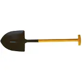 Darman Wooden Crutch Handle Pointed Spade