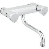 GROHE Køk.arm Costa S lav S-tud krom t/væg 2gr