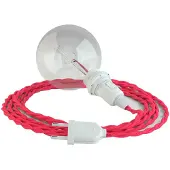 Creative Cables Snake Twisted Shade Ready 3m Lampettledning