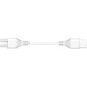 SOLAR PLUS Flexline Mellemforbindelseskabel Lige 10cm Hvid. Tilbehør til Flexline-serien.