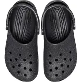 Crocs Sandaler - Classic+ Glitter Tresko - Black Glitter - - 38/39 - Sandals