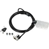 Kensington Universal 3-in-1 Keyed Laptop Lock - Standard Keyed - Sikkerhetskabellås - 1.8 m