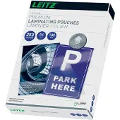 Leitz Lamineringslommer A4 krystalklar 210x297 mm (100 stk.)