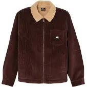 Quiksilver DNA Sherpa Harrington Kids Jakke brun