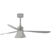 Faro LED-takvifte Amelia Cone L, grå, likestrøm, stillegående, 132 cm