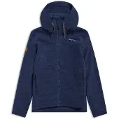Bergans Hareid Fleece Hood Jacket Men Navy Blue XL