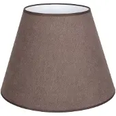 Duolla Lampeskjerm «Cone», brun, høyde 30 cm, tekstil