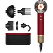 Dyson Supersonic Nural-hårføner Straight+Wavy (Red Velvet/Gold)