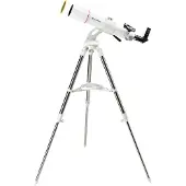 Bresser Optik Messier AR-80/640 AZ NANO refraktorteleskop, asimutal, akromatisk, forstørrelse 25 til 160x