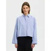 Selected Dannie Cropped Skjorte Med Lange Ermer
