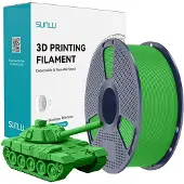 SUNLU Filament PLA+ høyhastighets Zielony