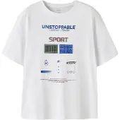 Name it T-skjorte - NkmTheo - Bright White - - 6 år (116) - T-skjorte