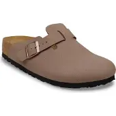 Birkenstock Boston Syn 2.0 Birko-Flor Nubuk Sandaler brun