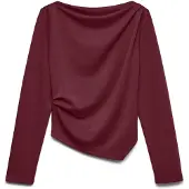 Vero Moda Mille Boatneck Langarmet T-skjorte