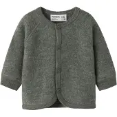 Name it Cardigan - Ull - NbmWmino - Gløgg med basilikum - - 50 - Cardigan