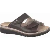 Fidelio dameslipper – Mørkebrun - Sko - Tøffel - Sandaler