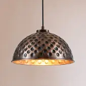 Opviq Hengelampe ECHO, kobberfarget, Ø 26 cm, metall, E27