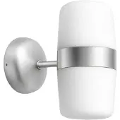 Northern LED-vegglampe Hall, aluminiumsfarget, Ø 23 cm, 2 lyskilder