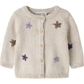 Name it Cardigan - Strikk - NbfNanny - Peyote Melange - - 62 - Cardigan