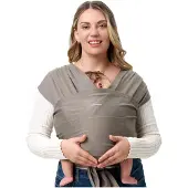 MOMCOZY Baby Wrap Carrier Dark Brown | Bæresele | Baby Wrap Carrier