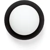 Faro LED-vegglampe May IP44, svart