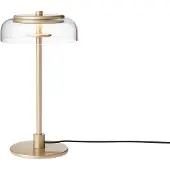 Nuura LED-bordlampe Blossi, høyde 31 cm, gullfarget/klar