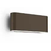 Wever & Ducre & utendørs LED-vegglampe, Kiosk 1.0, bronse, 2 700 K