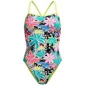 Speedo Fl Printed V-back 2.0 Badetøy