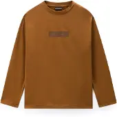 Napapijri New Box Logo Langarmet T-skjorte