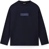 Napapijri New Box Logo Langarmet T-skjorte