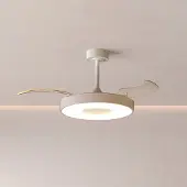 Mantra-Iluminacion Smart LED-takvifte Coin, beige/hvit, DC, stillegående, CCT