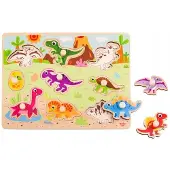 Tooky Toy trepuslespill med dinosaurformer