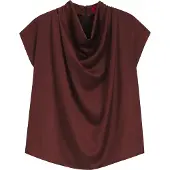 HUGO Casmena-1 10282829 Red Kort Ermet Bluse