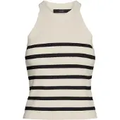 Vero Moda Saba Rib Ermeløs T-skjorte
